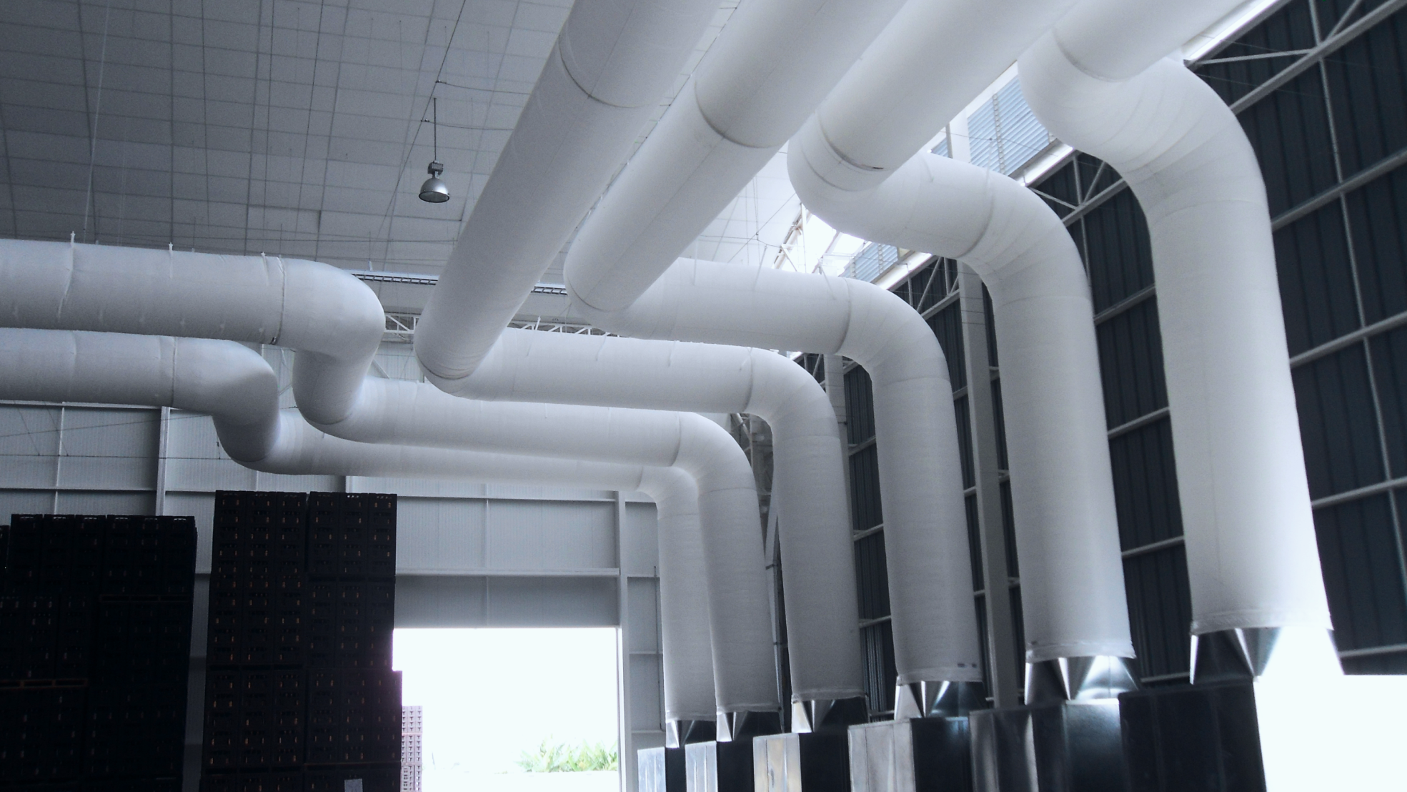 Production de gaines en textile à Nantes - HAS CLIMATISATION