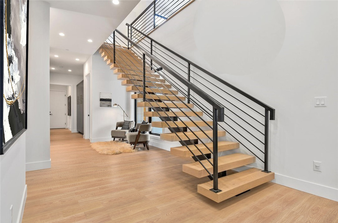 Escalier contemporain à Guingamp - BEC BOIS
